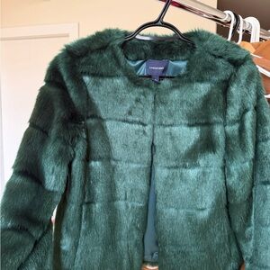 Lands' End Emerald Teddy Jacket